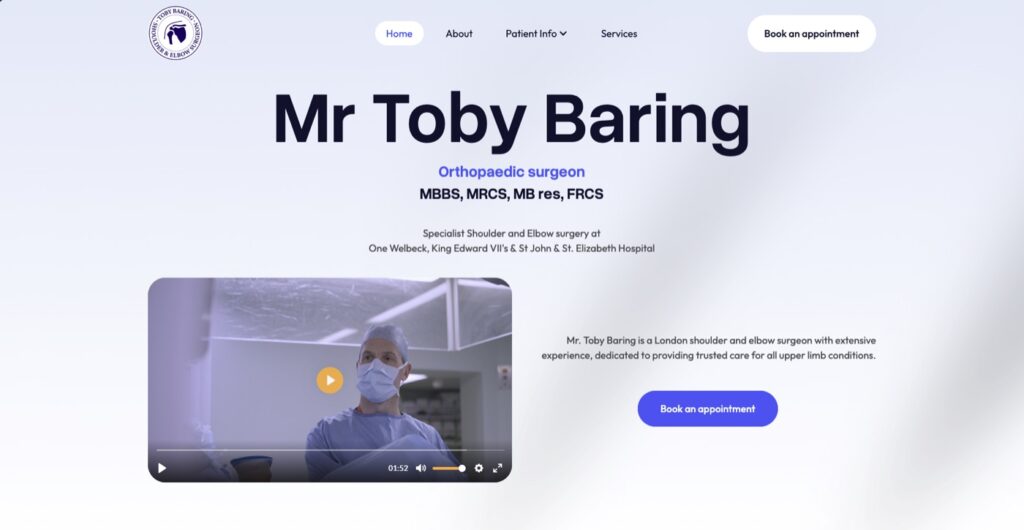 orthopaedic surgeon website