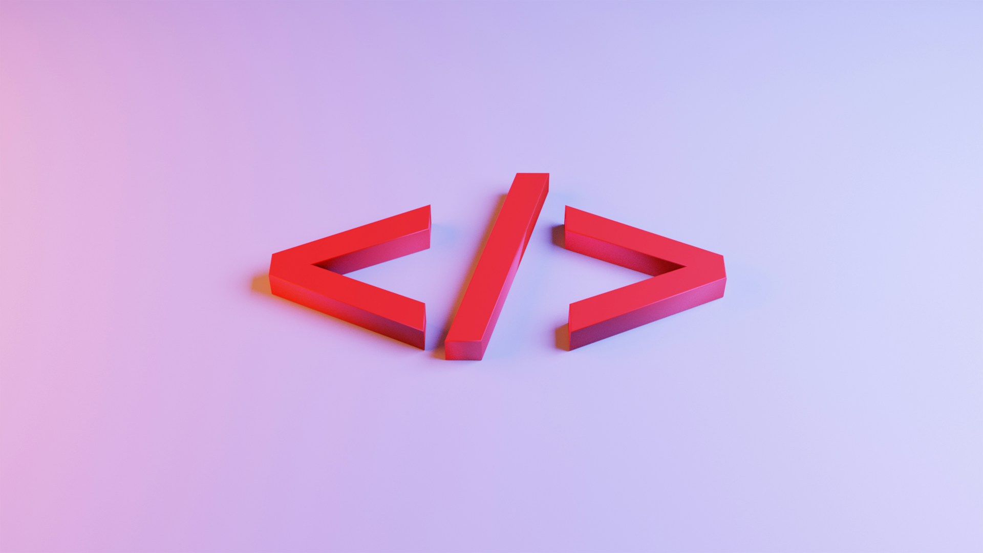 3D code symbol representing website development